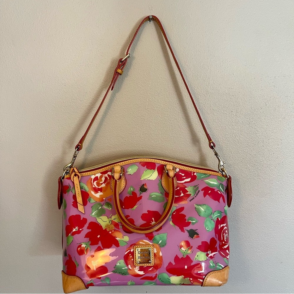 Dooney & Bourke Rose Garden Floral Domed Satchel